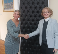 11. decembar 2024. Potpredsednica Narodne skupštine i predsednica Odbora za spoljne poslove Marina Raguš i ambasadorka Izraela 